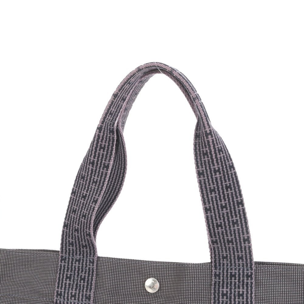 1円■極美品■エルメス■エールライン トート バッグ ショルダー ビジネス 通勤 書類鞄 A4 グレー メンズ RRE CT45-5_画像2