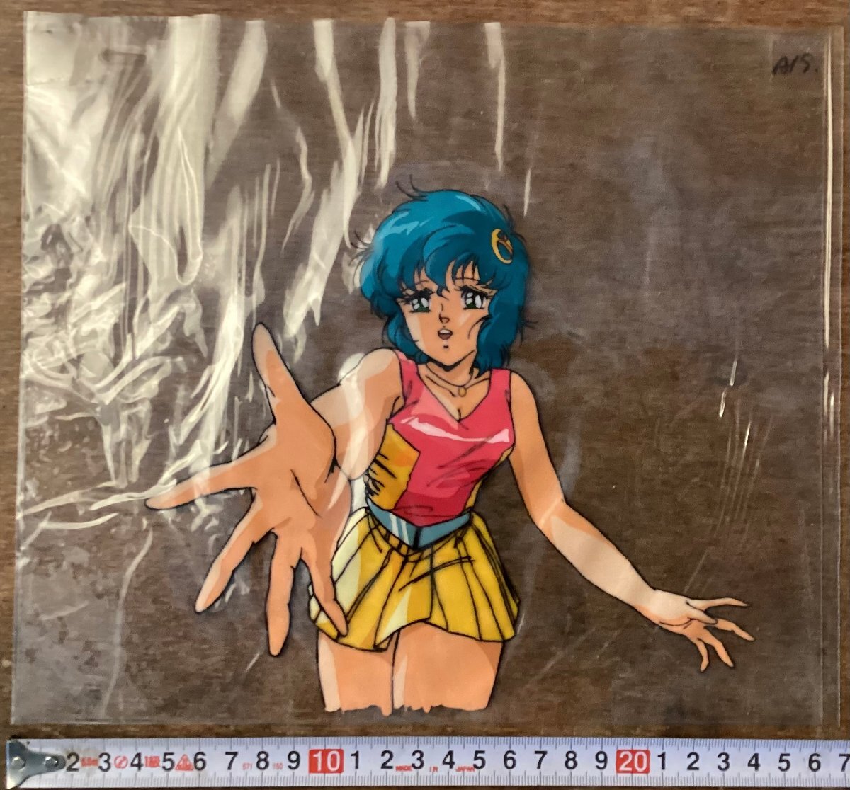 ZZ-504■送料込■戦えイクサー セル画 アニメ 女性 イラスト 絵画 キャラクター 資料 レトロ 昭和 印刷物/くOOら_画像1