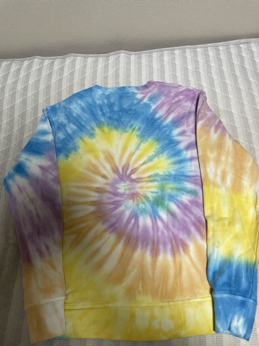 美品 CHUMS チャムス スウェット ダイタイ染め バックプリント メンズ レディース トレーナー アウター ジャケット パーカー シャツ S M L_画像2