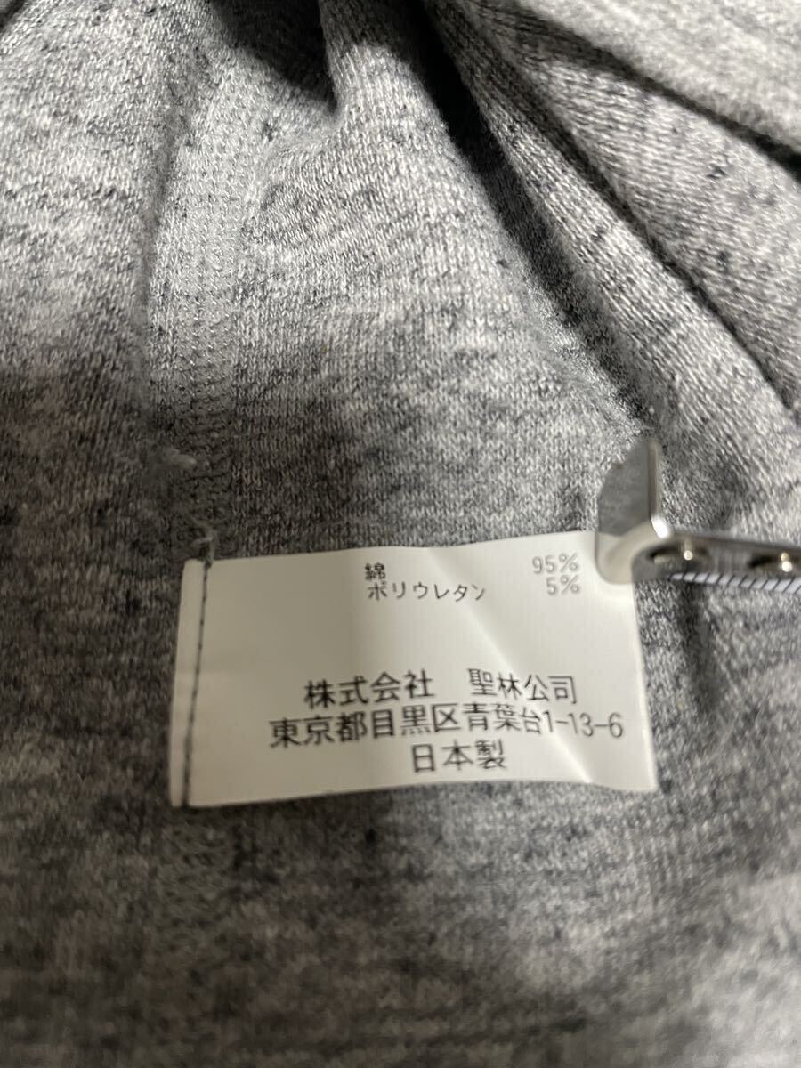 ② 美品 ハリウッドランチマーケット ハリラン 長袖Tシャツ ロンT カットソー サーマル ストレッチフライス H刺繍 長袖 ジャケット Tシャツ_画像4