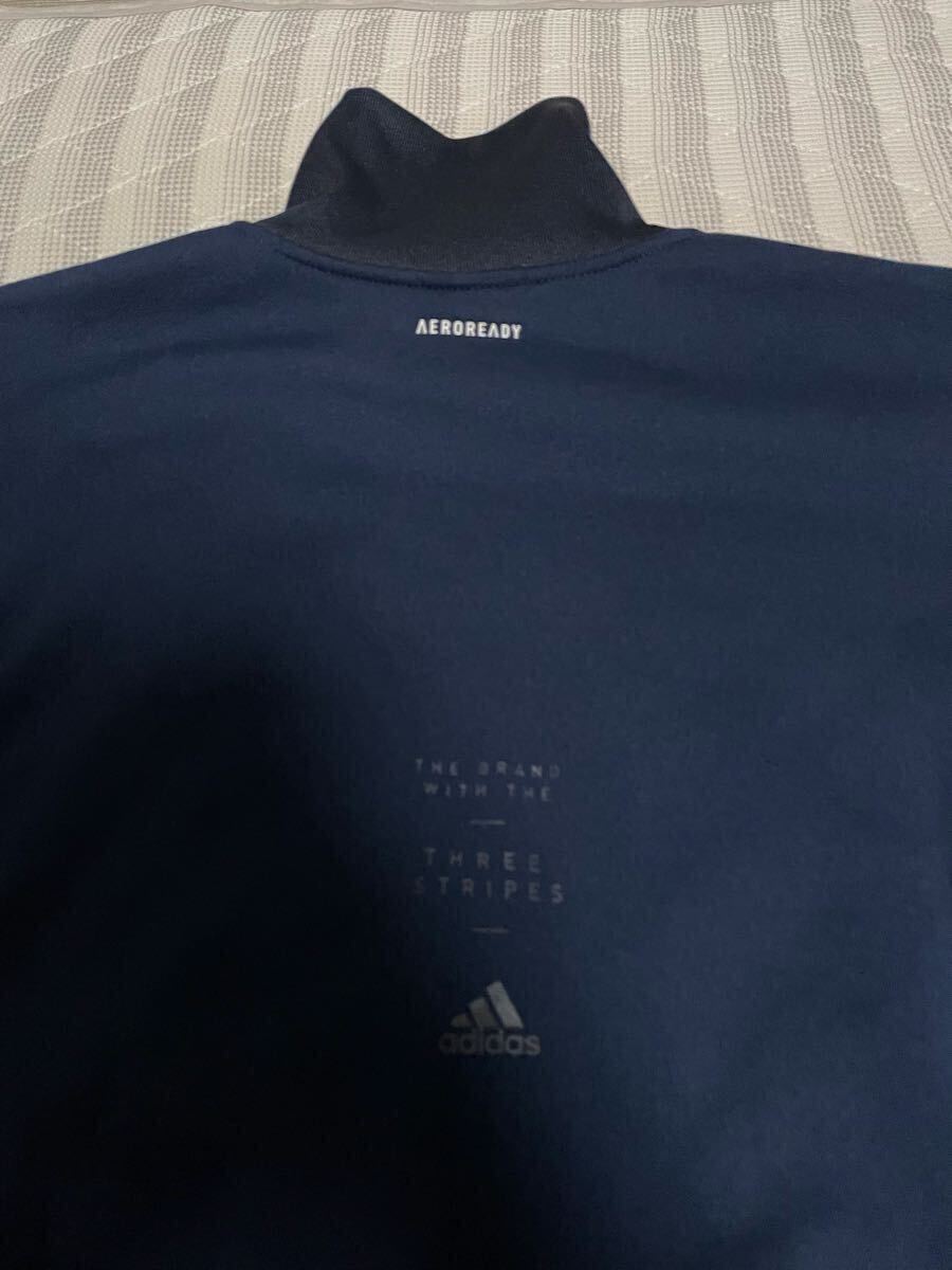 ① 美品 adidas アディダス トラックジャケット ジャージ ランニング スニーカー ジャケット プリント アディダスオリジナルス M L 長袖_画像4