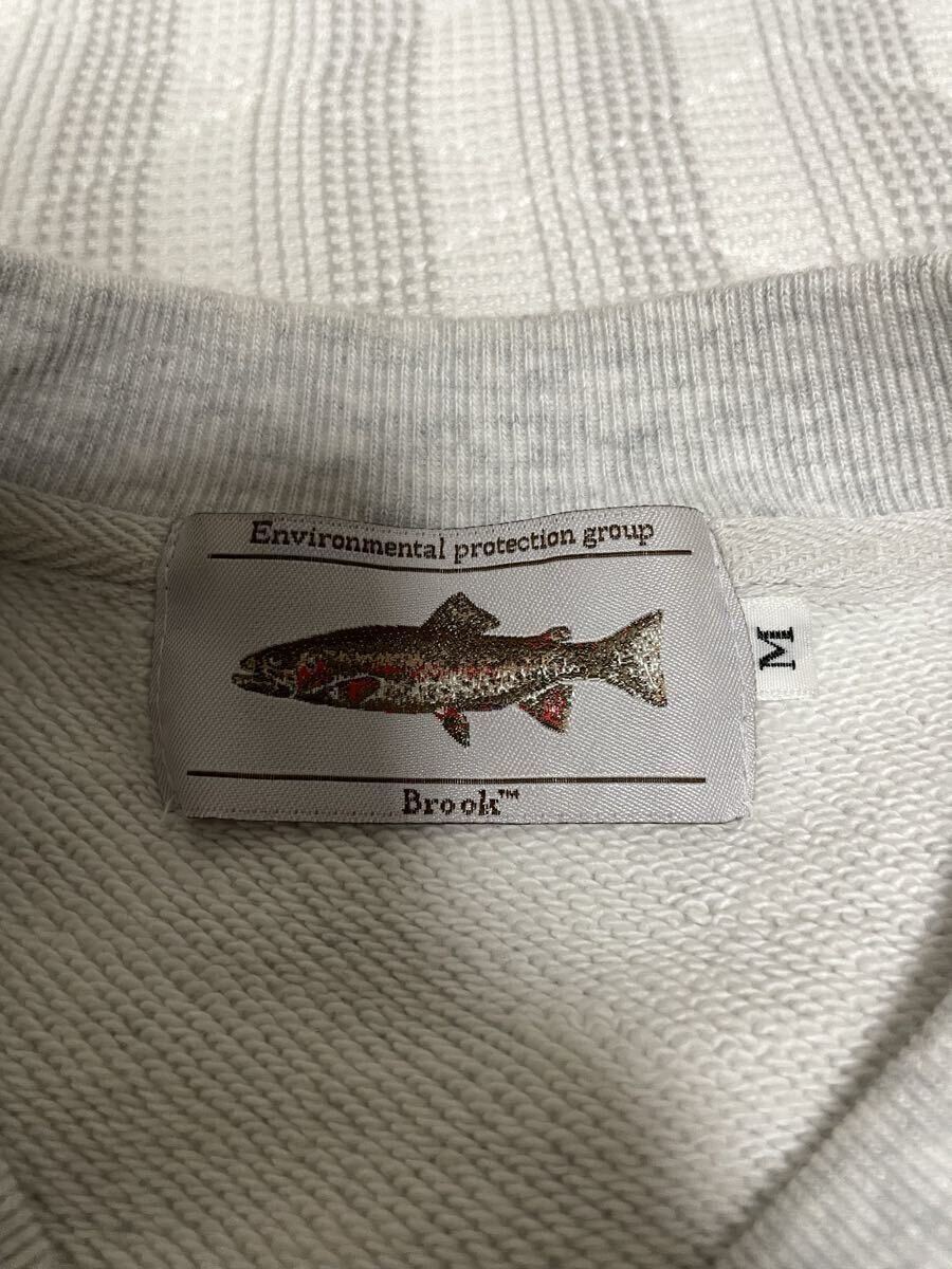 新品同様 M Brook ブルーク スウェット スエット トレーナー Tシャツ ロゴ チャンピオン アメカジ S L プリント パーカー ジャケット 抽選_画像4