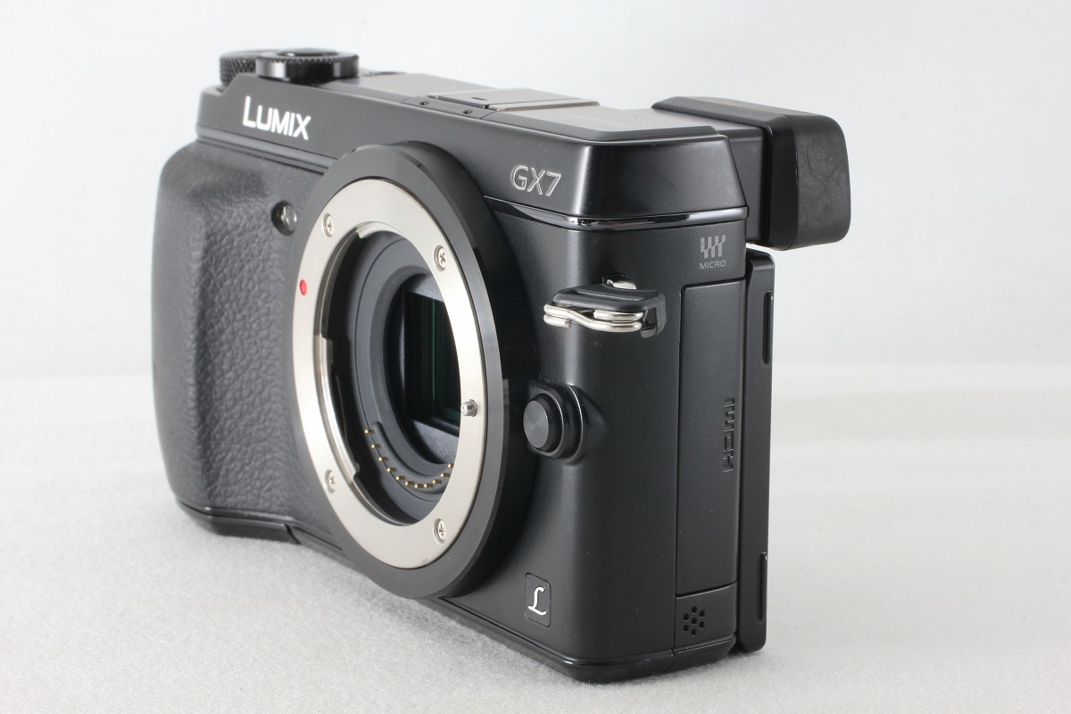 ◆極上美品◆パナソニック Panasonic LUMIX DMC-GX7 ボディ ブラック 僅か1520ショット◇M48694_画像6