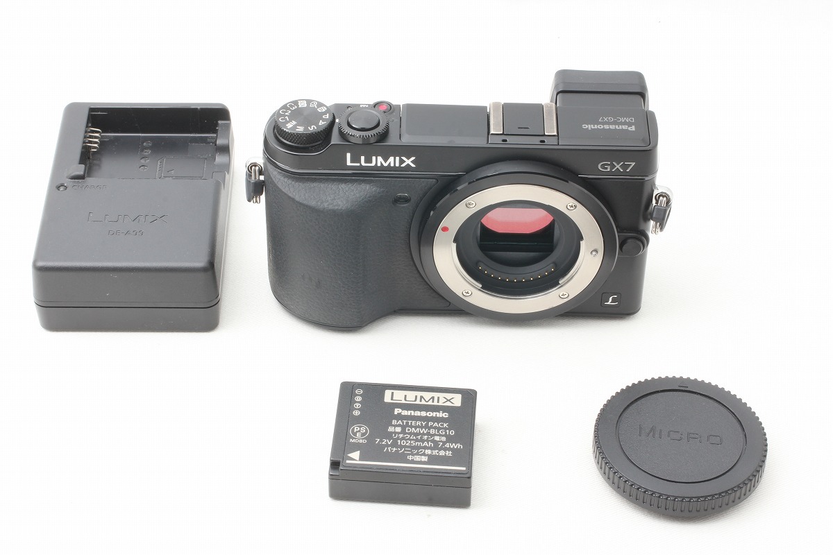 ◆極上美品◆パナソニック Panasonic LUMIX DMC-GX7 ボディ ブラック 僅か1520ショット◇M48694_画像3