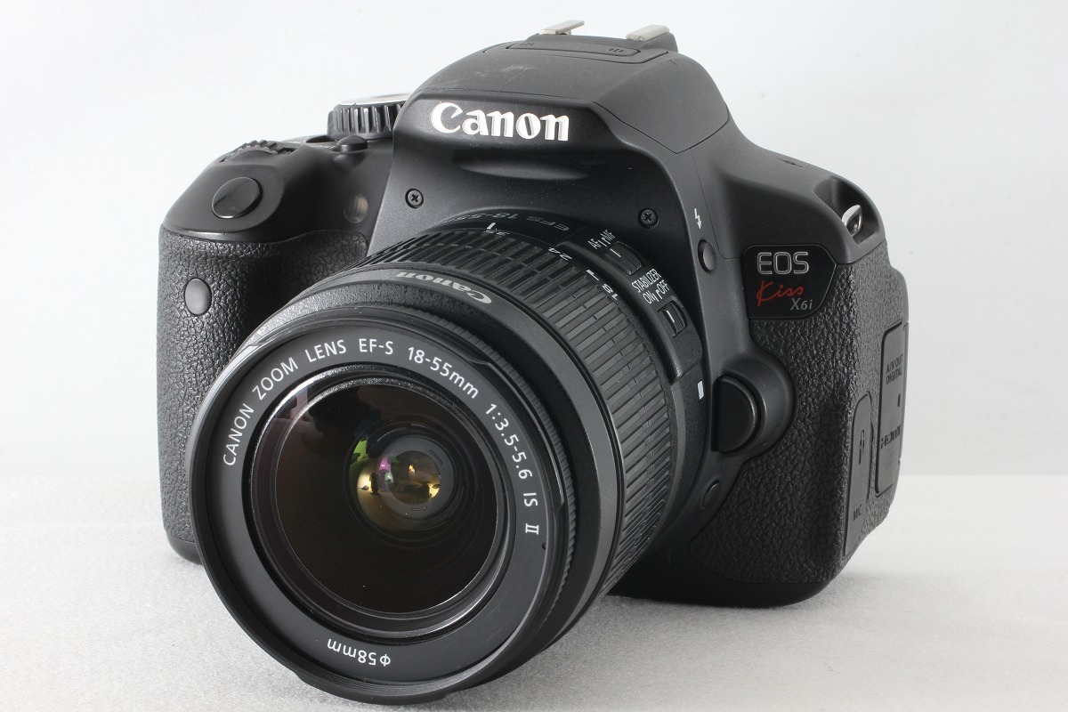 ◆超極上美品◆キヤノン Canon EOS Kiss X6i EF-S18-55 IS II レンズキット◇M48466_画像1