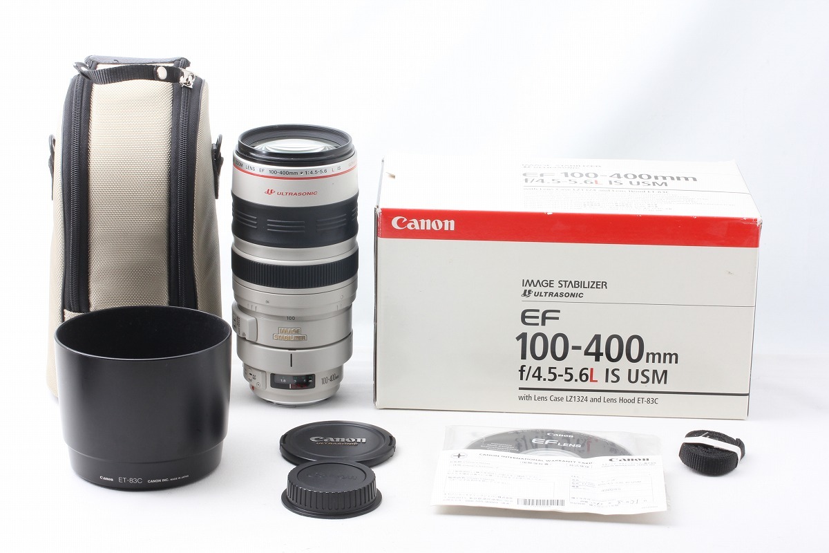 ◆超極上美品◆キヤノン Canon EF 100-400mm F4.5-5.6L IS USM 付属品満載 元箱◇M48740_画像1