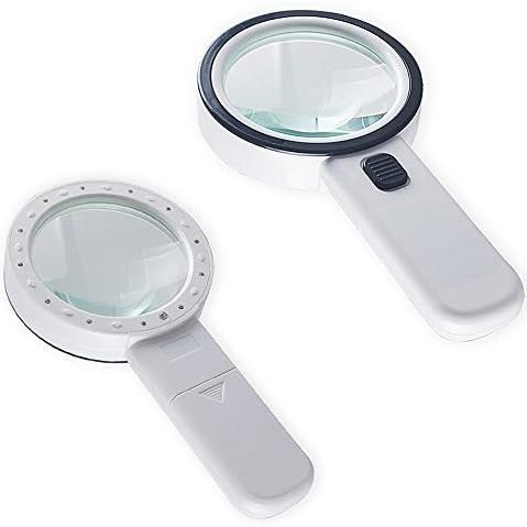 10 раз в наличии лупа LED с подсветкой увеличительное стекло насекомое очки чтение для драгоценнный камень оценка белый