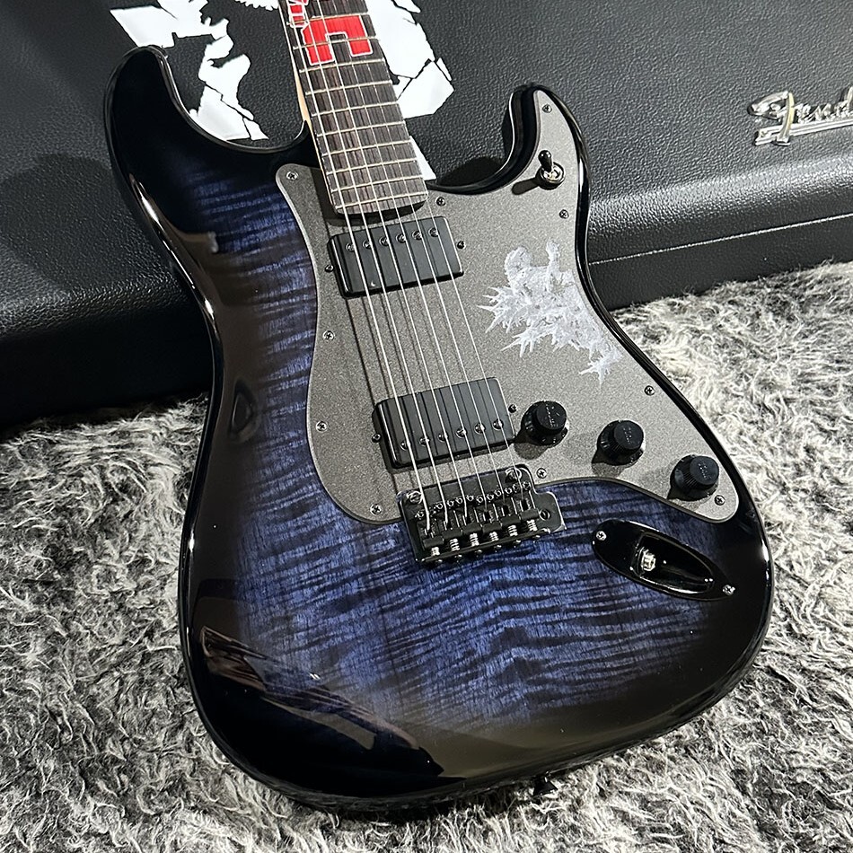 Fender Made in Japan Godzilla Stratocaster Rosewood Fingerboard Godzilla Blue_画像1