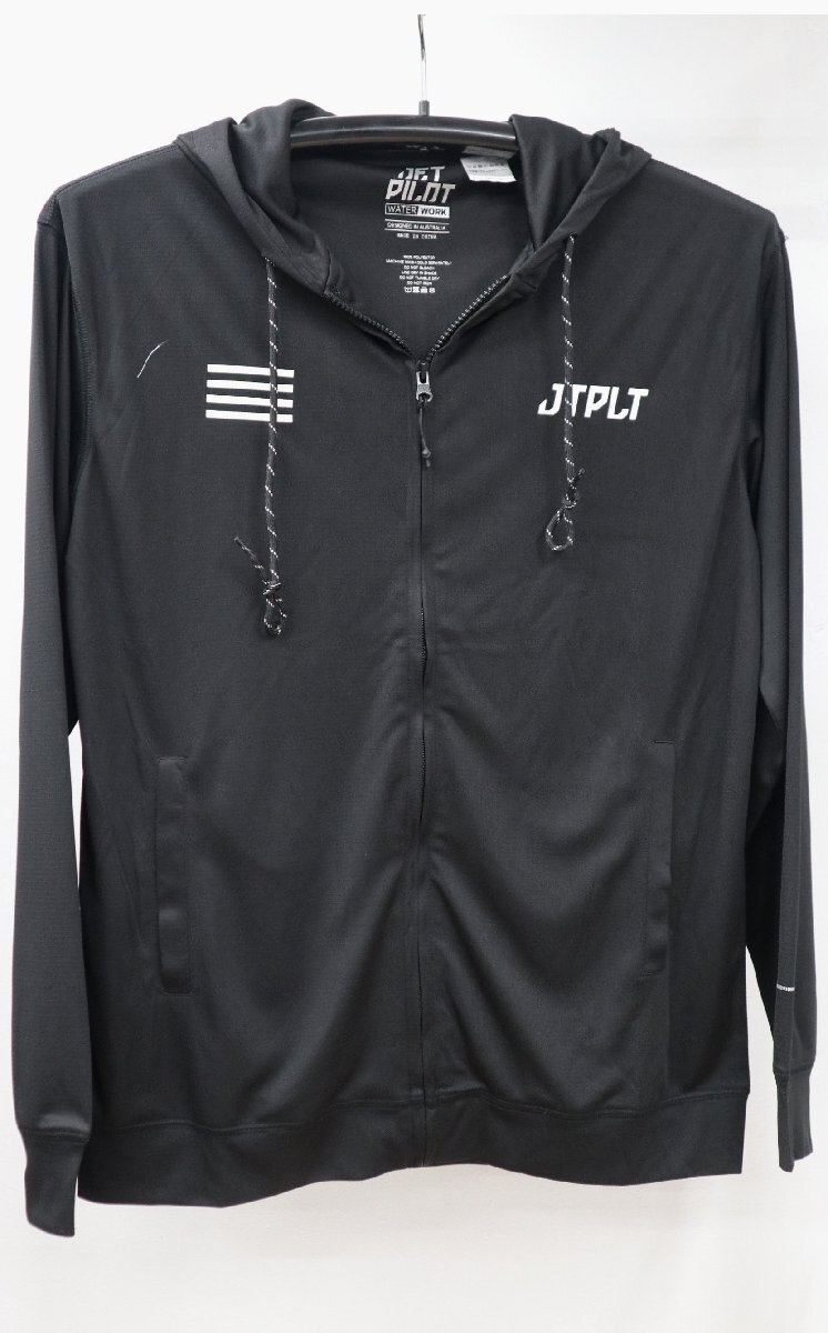 RX ボルト フード ラッシュ サイズ/L ブラック フロントジップ メンズ ジェットパイロット JETPILOT JA24613_画像1