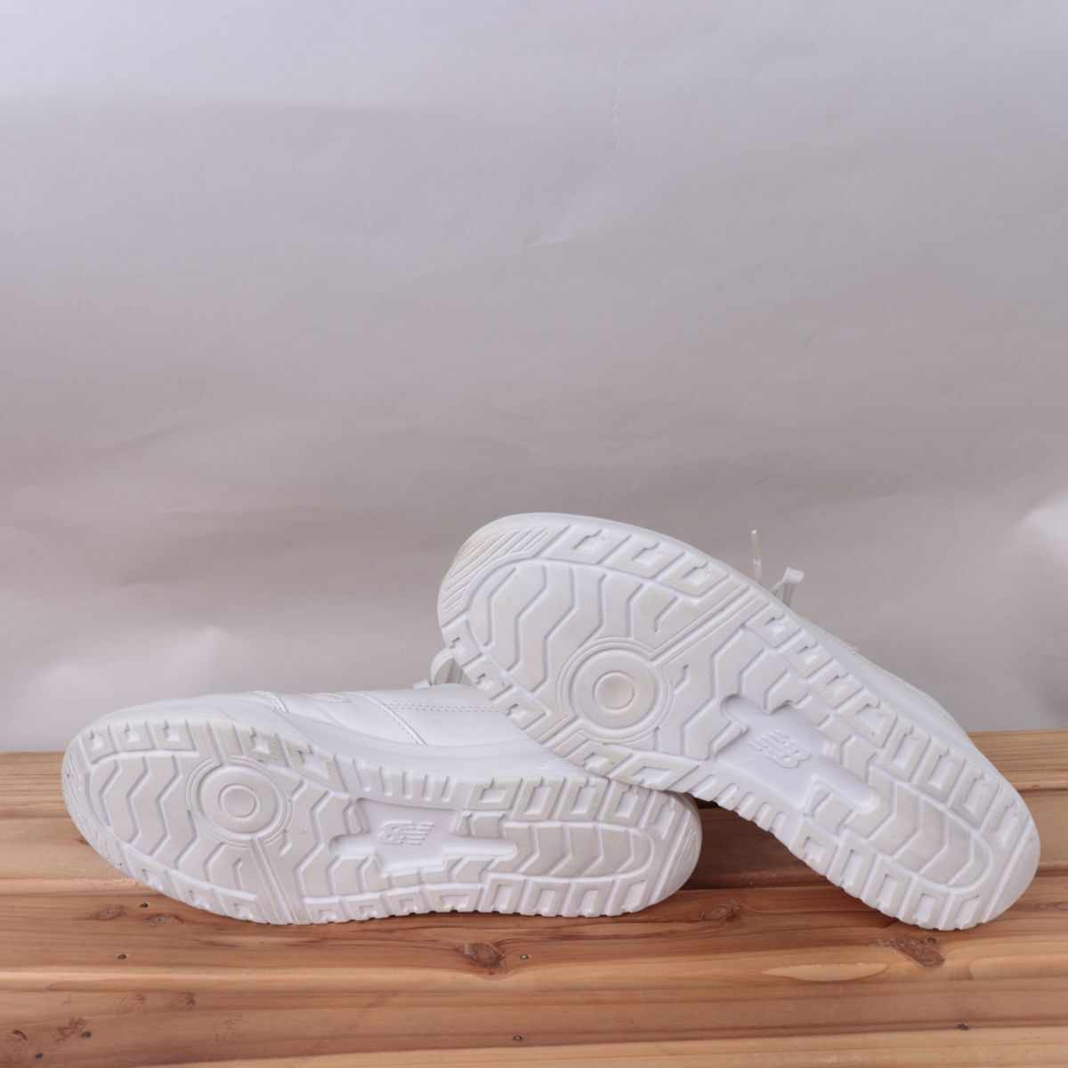 z2987【CT20】ニューバランス US8.5 26.5cm/白 ホワイト newbalance メンズ スニーカー 中古_画像5