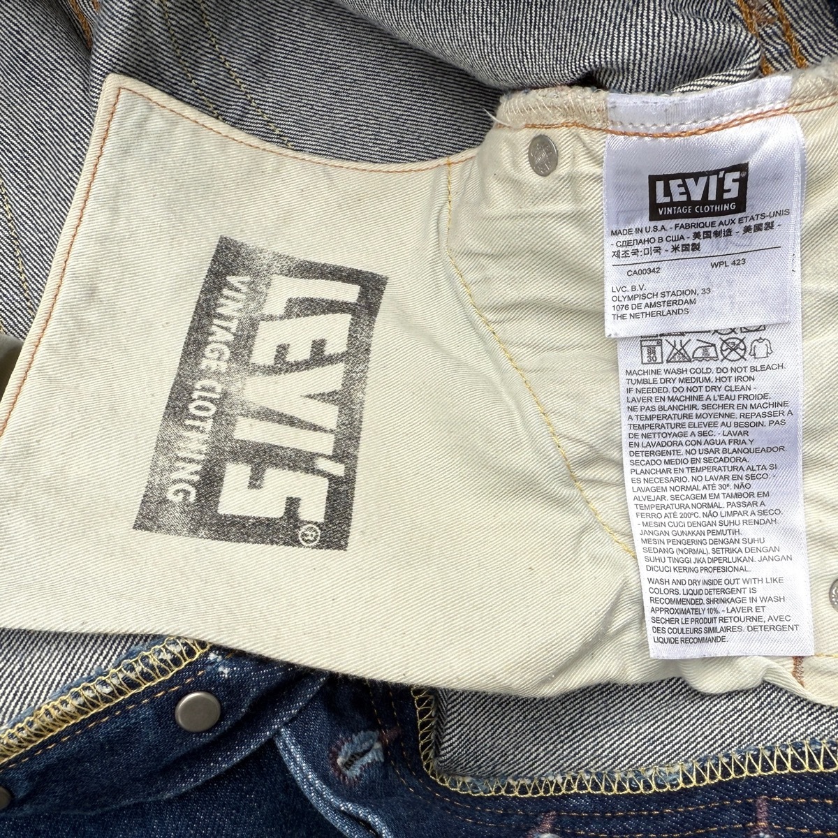 ダブルネーム 米国製 1966年モデル LEVI'S 501XX 66501-0008 W32 (W31) L36 ホワイトオーク ジーンズ デニムパンツ アメリカUSA製 60s_画像8