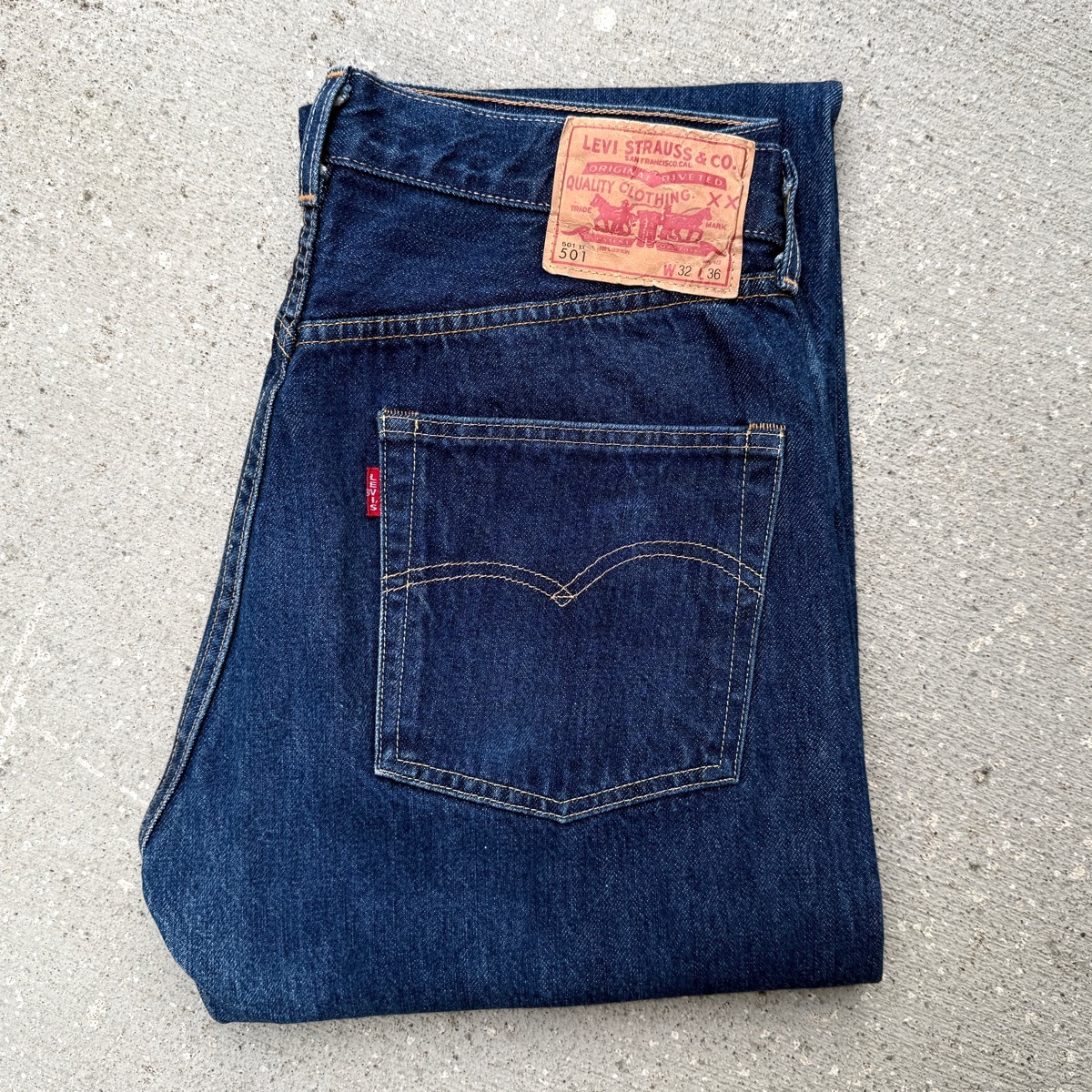 ダブルネーム 米国製 1966年モデル LEVI'S 501XX 66501-0008 W32 (W31) L36 ホワイトオーク ジーンズ デニムパンツ アメリカUSA製 60s_画像1
