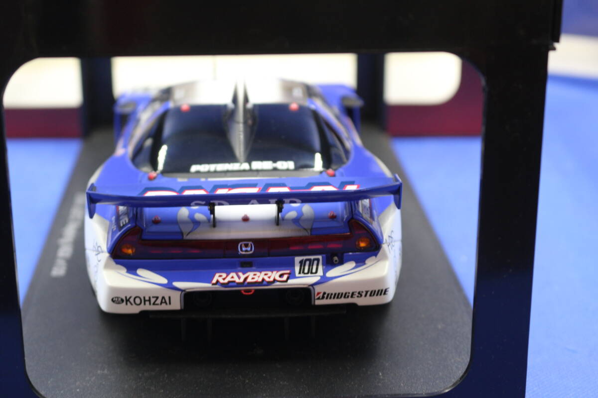 35-10 [現状品][箱イタミ]AUTOart オートアート 1/18 ホンダ NSX 04 JGTC RAYBRING 100 レイブリック 2004_画像6