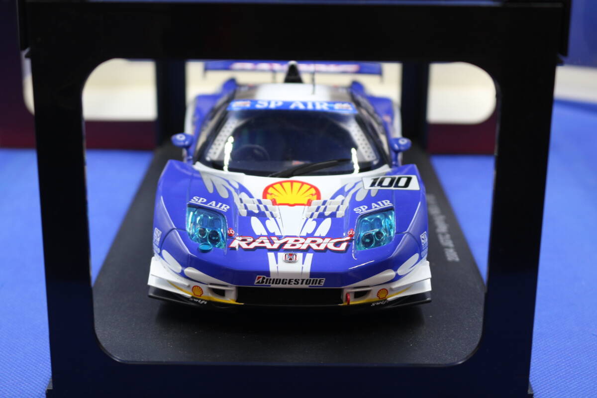 35-10 [現状品][箱イタミ]AUTOart オートアート 1/18 ホンダ NSX 04 JGTC RAYBRING 100 レイブリック 2004_画像4