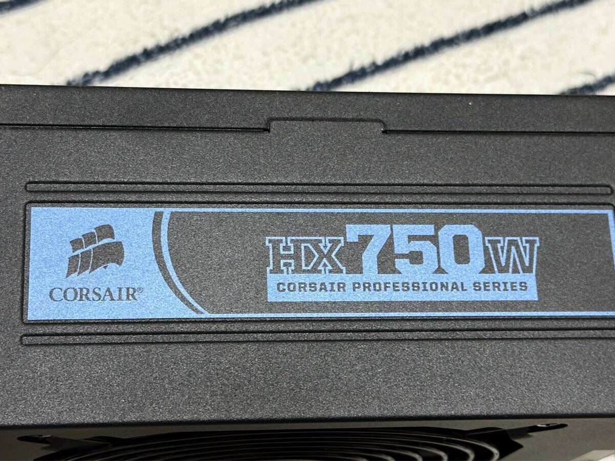 中古 動作品 corsair コルセア HX750W CMPSU 750HX 750W 電源ユニット プラグイン ケーブル 付 SATA 旧HDD用 電源ケーブル 送料無料_画像4