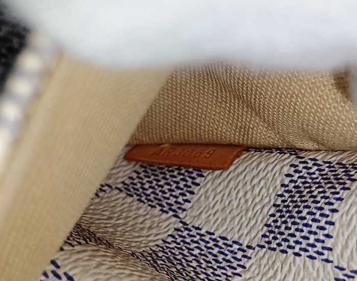 LOUIS VUITTON ルイ・ヴィトン トータリーPM N51261 トートバッグ ハンドバッグ ダミエ・アズール ゴールド金具 ヴィンテージ_画像6