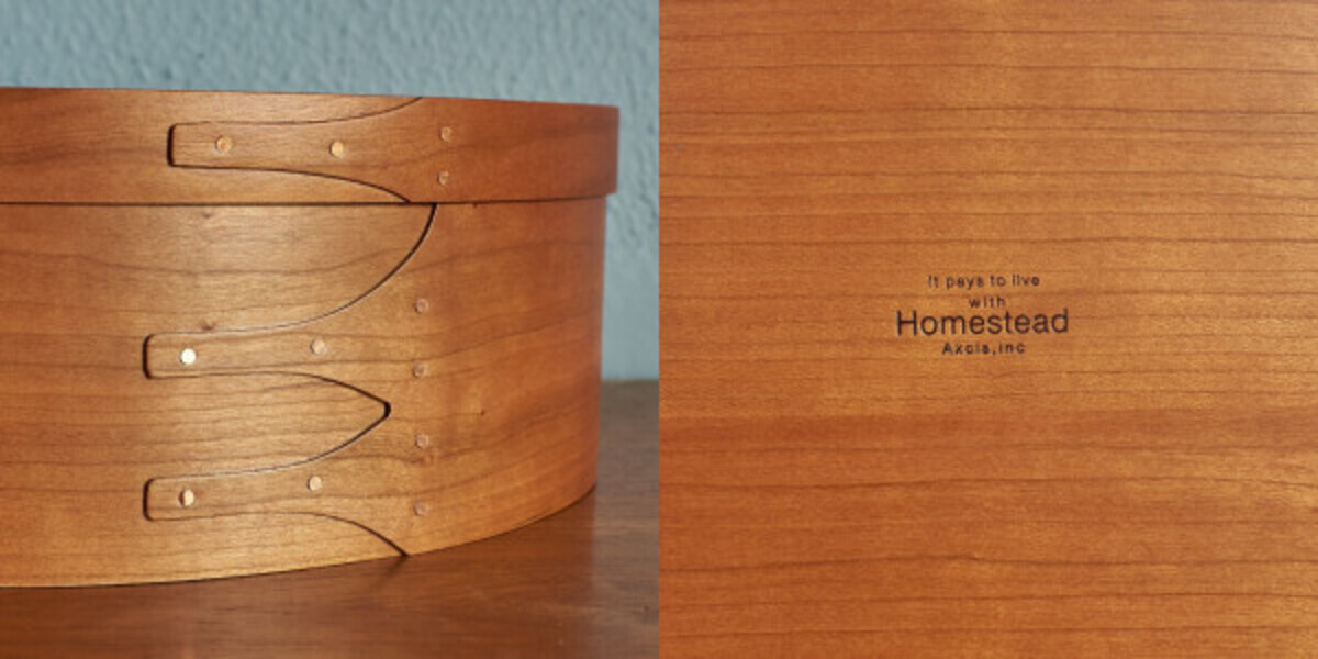 シェーカーボックス オーバル Sサイズ IZ79995S★ 収納 小物入れ バスケット インテリア雑貨 木の箱 蓋付きボックス #79995_画像5