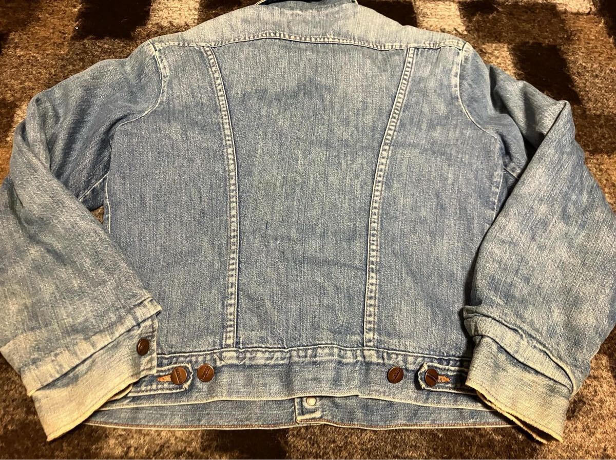 【送料無料】ヴィンテージ MAVERICK マーベリック ボア シェルパ デニムジャケット Gジャン ラングラー ブルーベル 124 111 MJ _画像8