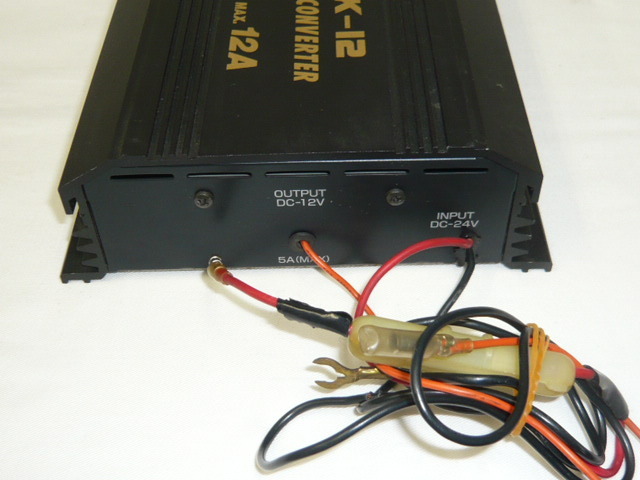 SK-12　 DC-DCコンバーター　MAX14A/定格12A　( DC24V-DC12V )　　Catch Hunter　日本製　【デコデコ】（管理a-244）_画像4