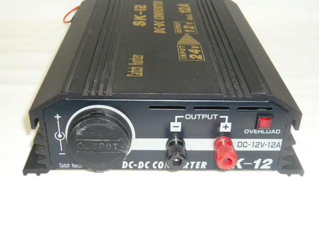 SK-12　 DC-DCコンバーター　MAX14A/定格12A　( DC24V-DC12V )　　Catch Hunter　日本製　【デコデコ】（管理a-244）_画像1