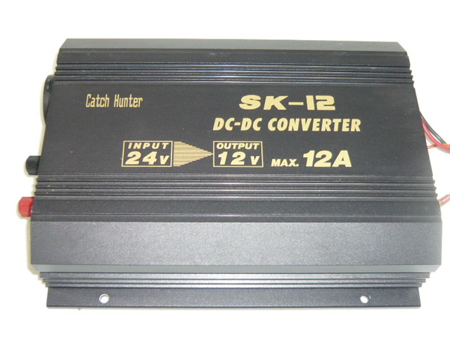 SK-12　 DC-DCコンバーター　MAX14A/定格12A　( DC24V-DC12V )　　Catch Hunter　日本製　【デコデコ】（管理a-244）_画像7