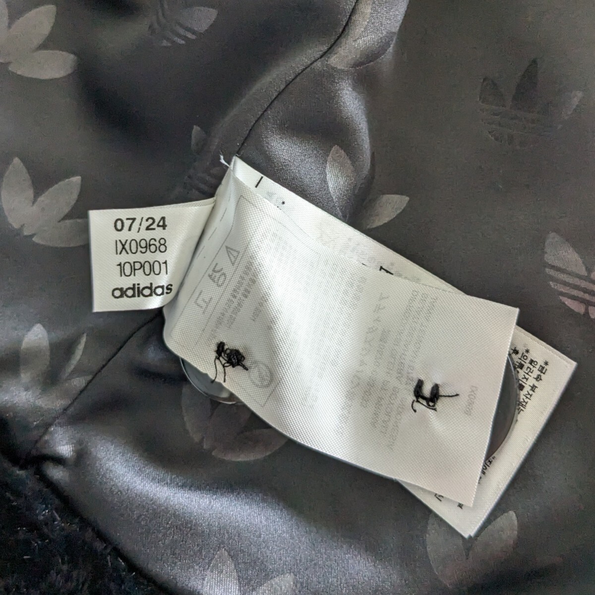 新品 adidas フェイクファーコート 未使用 アディダスオリジナルス L 黒 アウター タグ付き_画像7