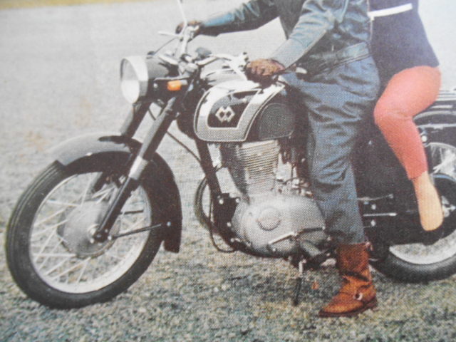 ☆☆　チラシ　昭和レトロ　メグロ　目黒　オートバイ　☆☆_画像4