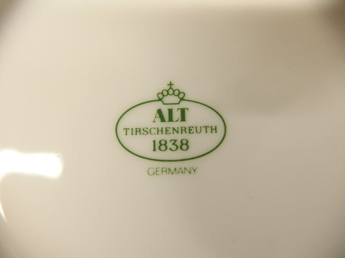 1050429w【ドイツ ALT TIRSCHENREUTH ティルシェンロイト デミタスカップ＆ソーサー】花柄 金彩/コーヒーカップ/中古品_画像3