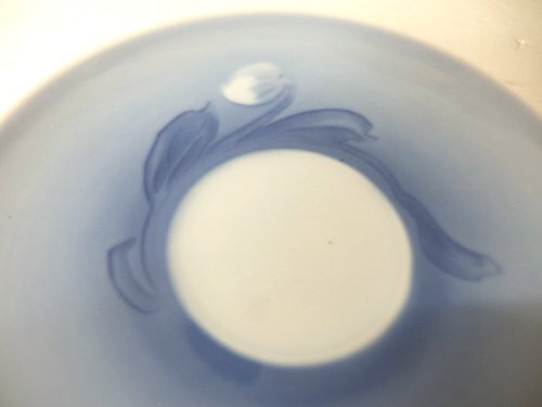 1050389w【ビングオーグレンダール B & G デミタスカップ＆ソーサー】クリスマスローズ/COPENHAGEN MADE IN DENMARK/北欧陶磁器/中古品_画像9