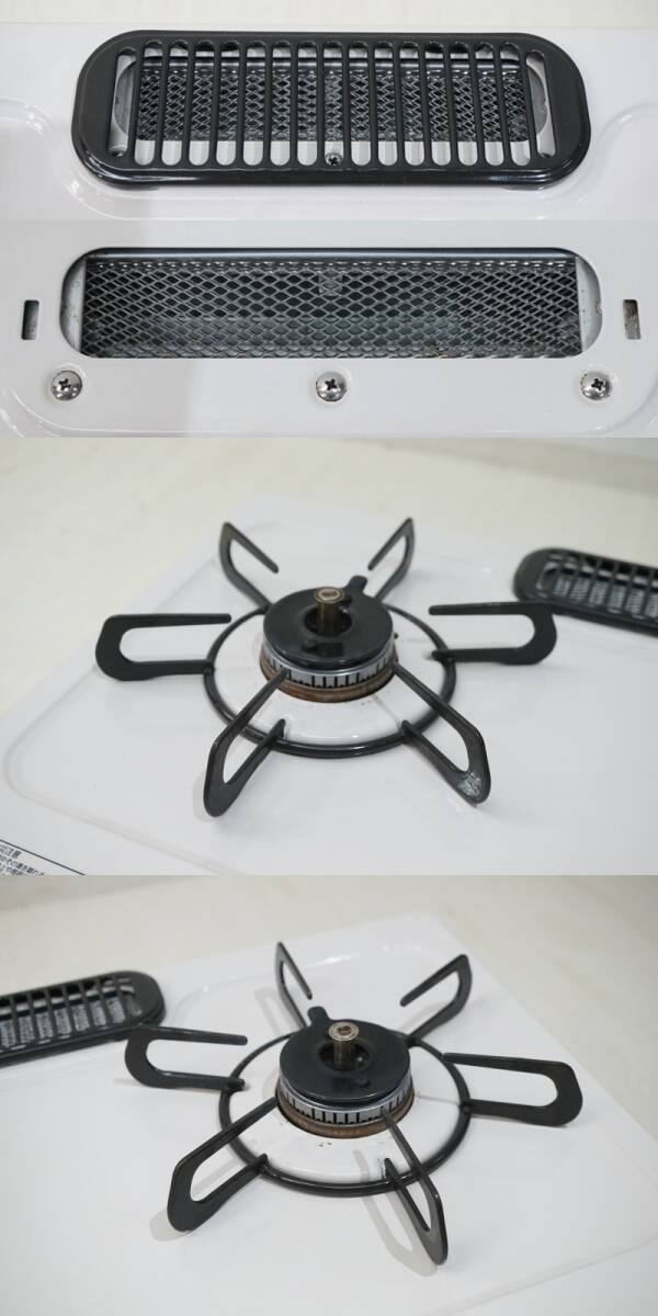 東ハ:【パロマ】ガステーブル PA-S42H-L 2022年 LPガス プロパンガス 左強火力 ガスコンロ 安心のSiセンサーコンロ ★送料無料★_画像6