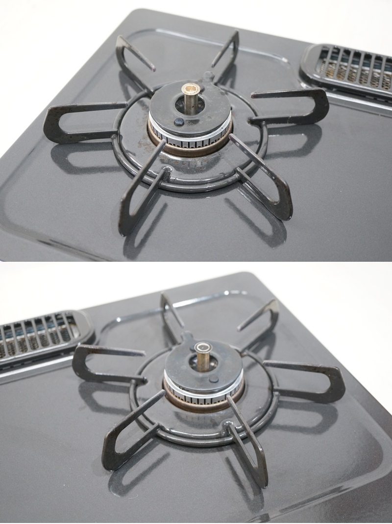 東ハ:【パロマ】ガステーブル PA-S42B-R 2021年 右強火力 LPガス プロパンガス 安心のSiセンサーコンロ ガスコンロ ★送料無料★_画像6