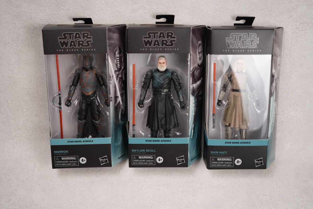 【3体セット】スターウォーズ ブラックシリーズ STAR WARSハズブロ ベイラン シン・ハティ マロック アクションフィギュア_画像1