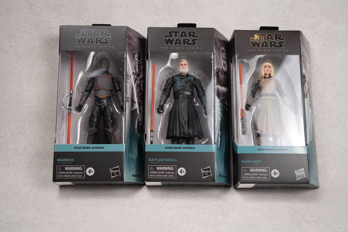 【3体セット】スターウォーズ ブラックシリーズ STAR WARSハズブロ ベイラン シン・ハティ マロック アクションフィギュア_画像2