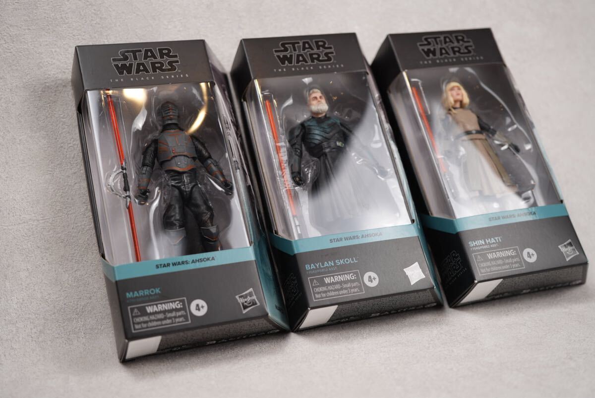 【3体セット】スターウォーズ ブラックシリーズ STAR WARSハズブロ ベイラン シン・ハティ マロック アクションフィギュア_画像3