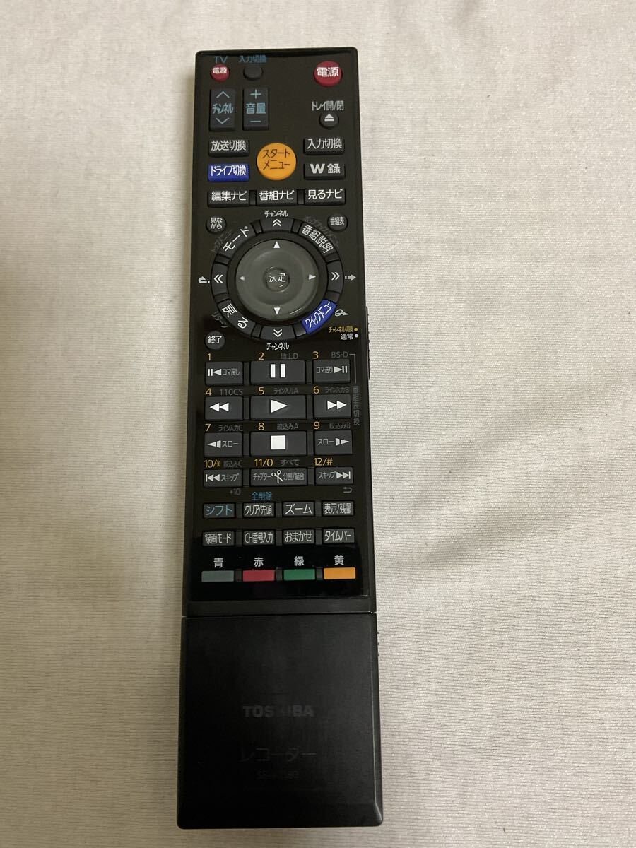 TOSHIBA レコーダーリモコン SE-R0380 No.160_画像1
