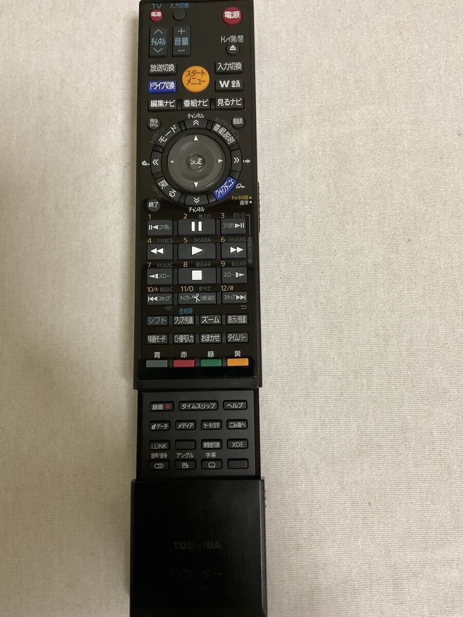 TOSHIBA レコーダーリモコン SE-R0380 No.160_画像3