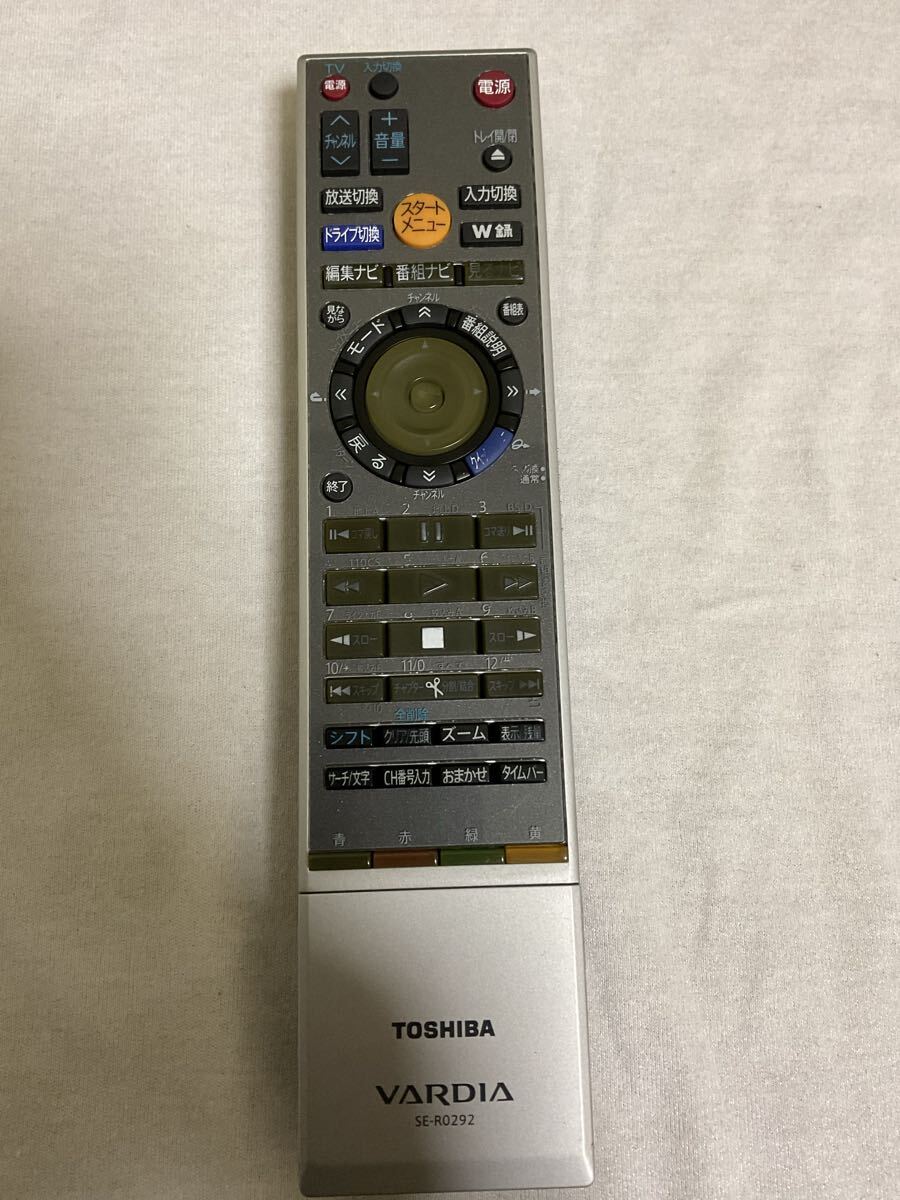 TOSHIBA レコーダーリモコン SE-R0292 No.167_画像1