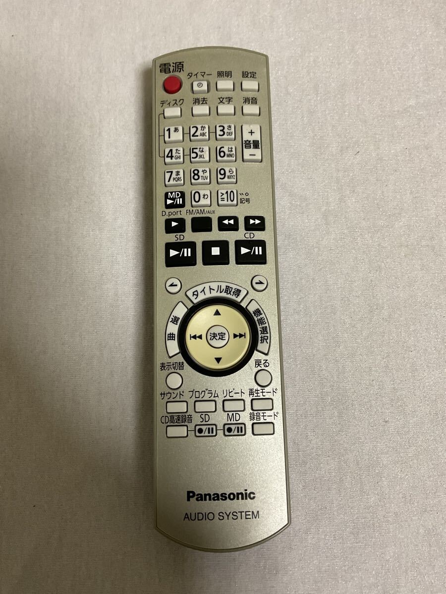 Panasonic オーディオリモコン N2QAYB000148 No.183_画像7