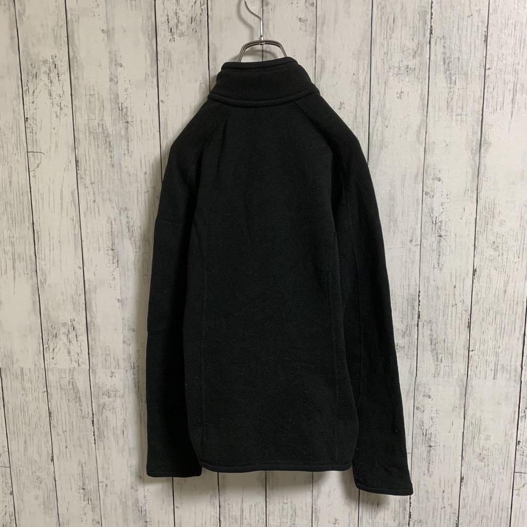 patagonia　パタゴニア　ベターセーター　フリース　企業刺繍　黒　ブラック　フルジップ_画像2