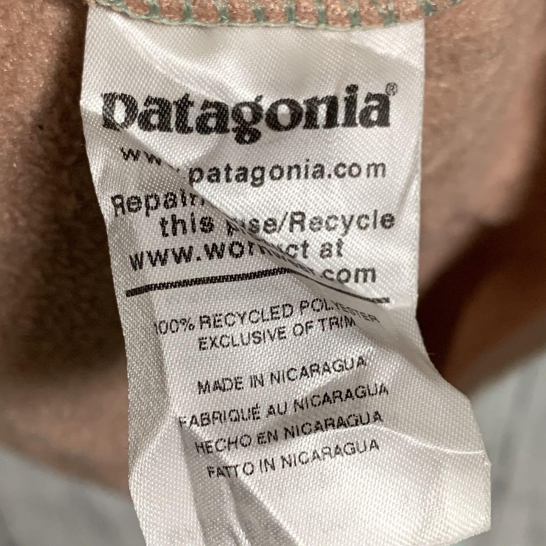 patagonia　パタゴニア　フリース　シンチラ　スナップT 緑　グリーン　オレンジ_画像6