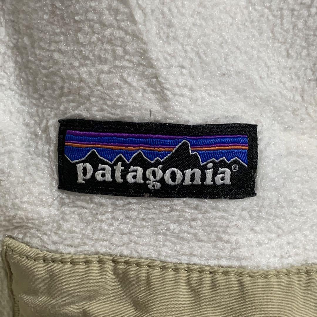 patagonia パタゴニア フリース シンチラ スナップT 白 ホワイト ベージュ_画像4