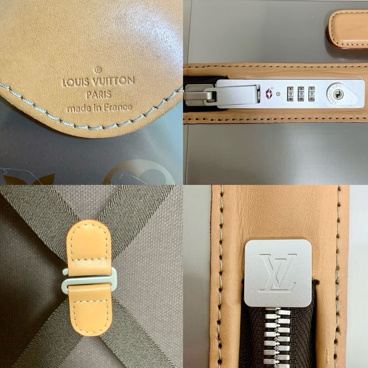 LOUIS VUITTON ルイヴィトン モノグラム チタニウム ホライゾン55 キャリーケース トラベル M42667_画像9