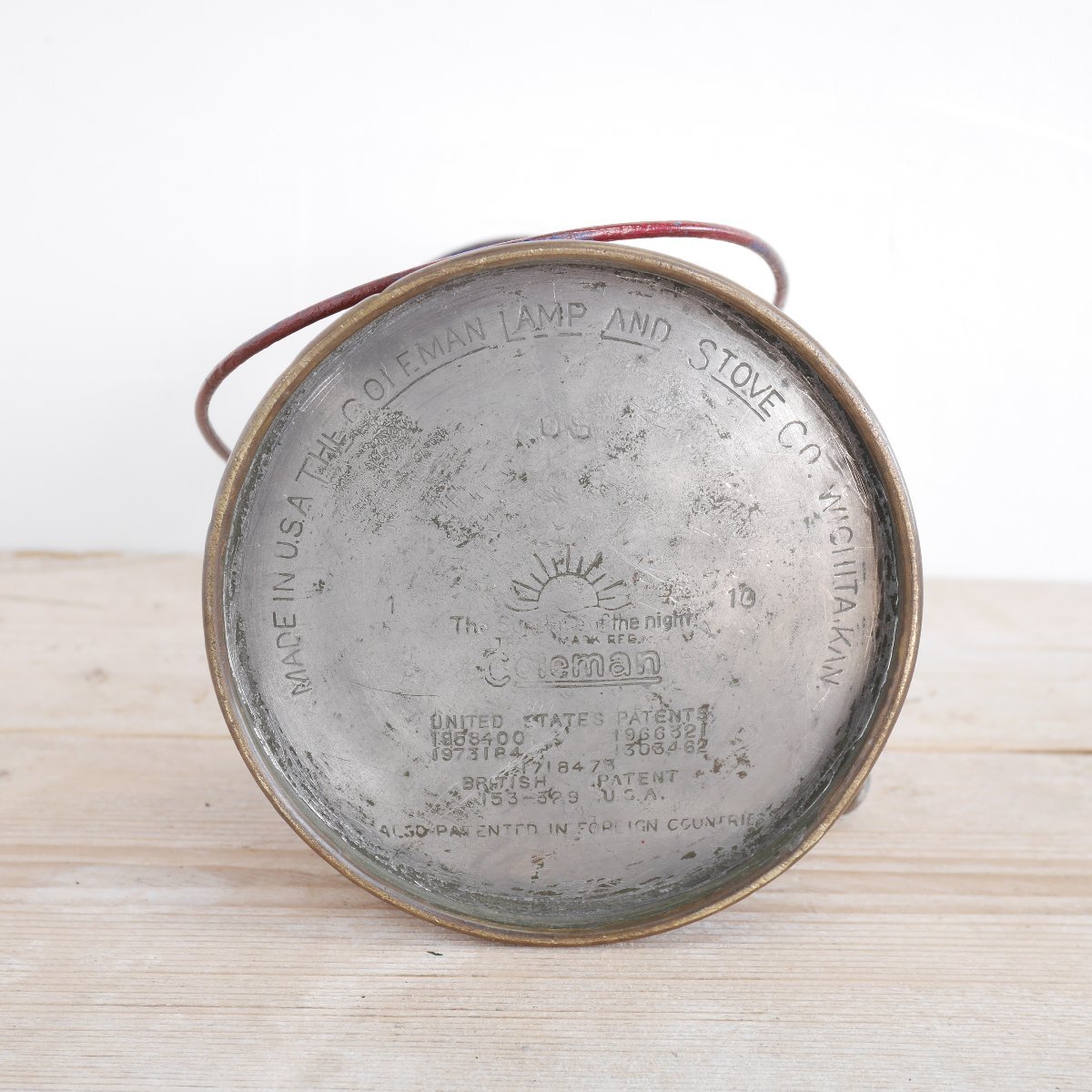 #4557 America 1930s~40s Old Coleman Coleman фонарь уличный кемпинг дисплей мелкие вещи 