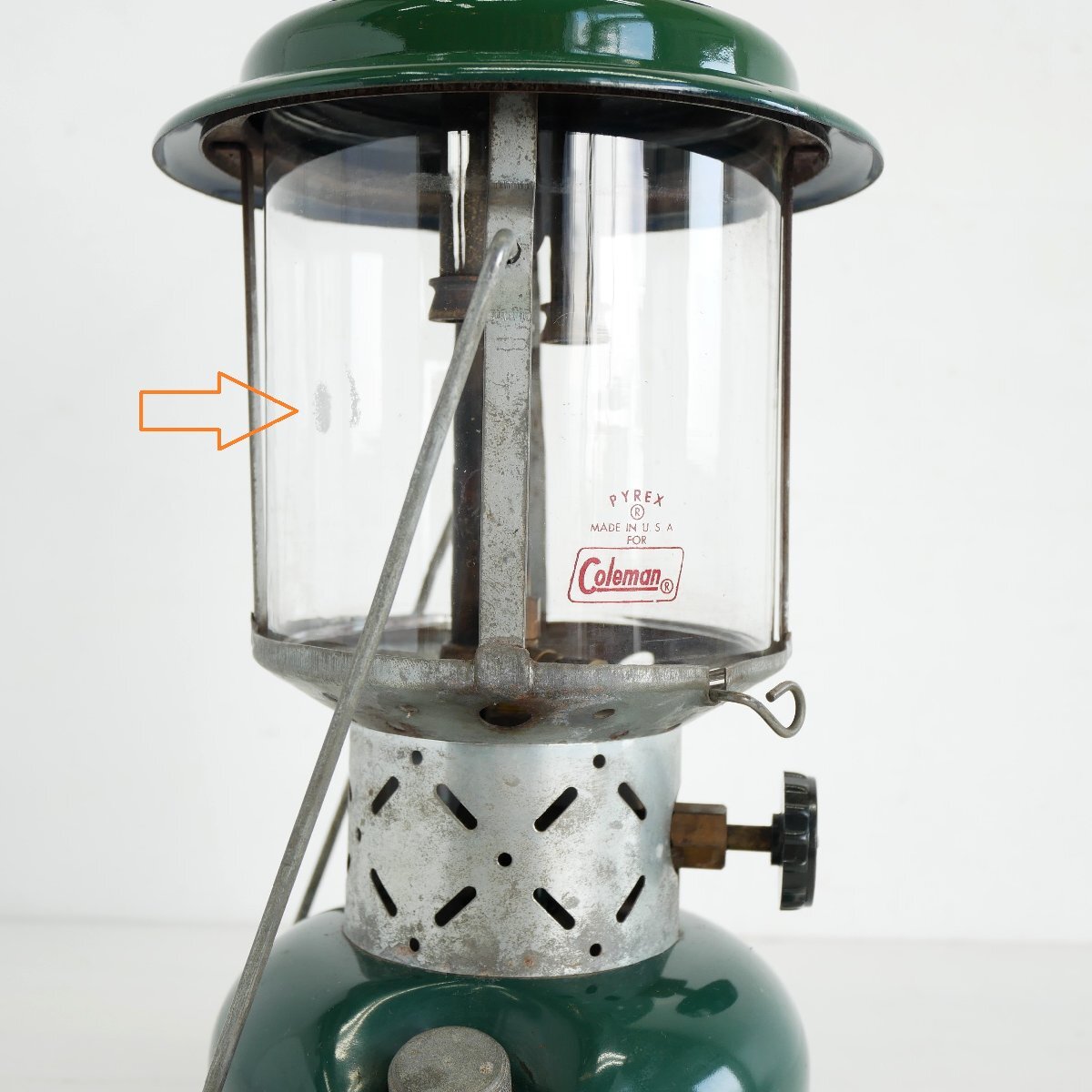 1958 год 5 месяц производство Coleman OLD фонарь 220E / America Vintage Coleman уличный кемпинг магазин дисплей #506-107-802
