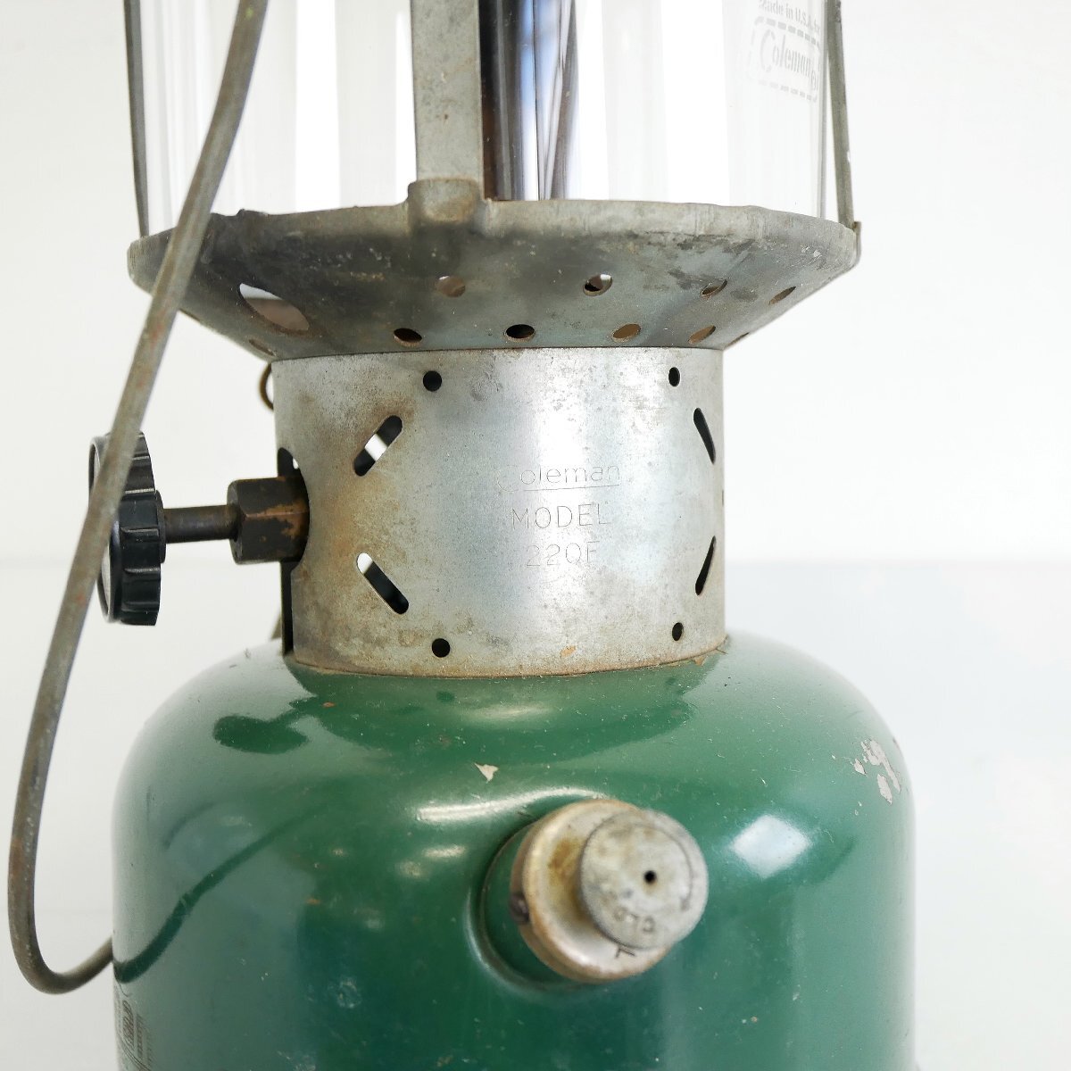  America Vintage Coleman фонарь 220F[#4683]1952 год 1 месяц производство Coleman уличный кемпинг магазин дисплей 
