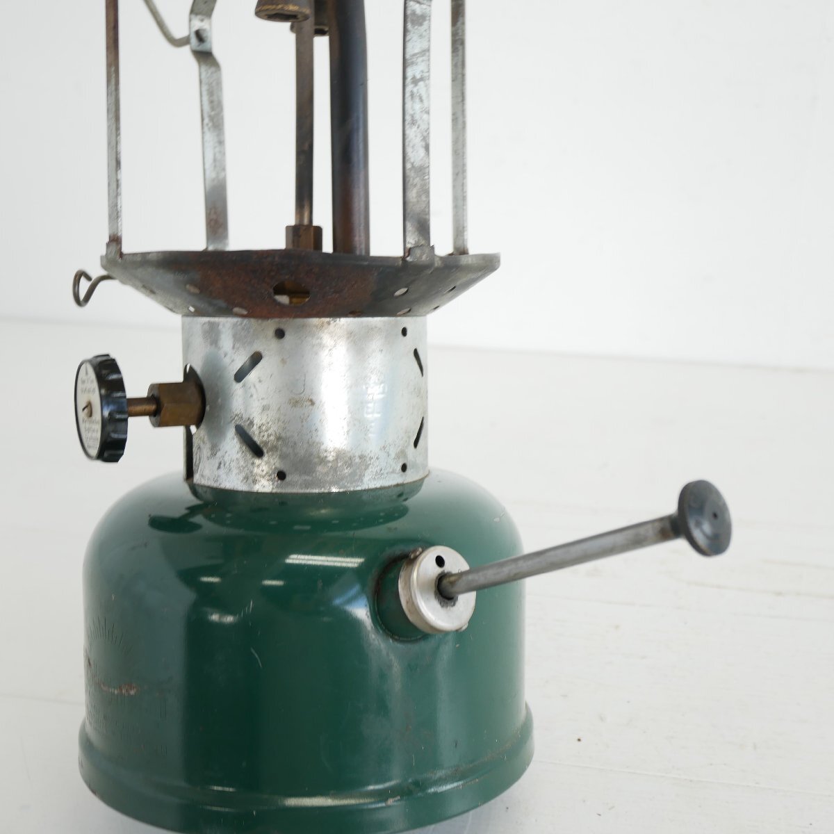 1958 год 5 месяц производство Coleman OLD фонарь 220E / America Vintage Coleman уличный кемпинг магазин дисплей #506-107-802