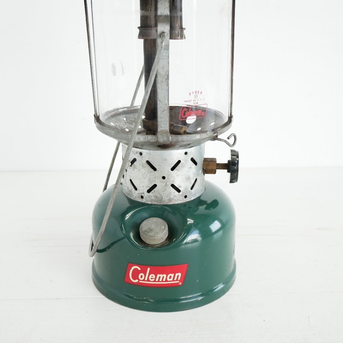 1958 год 5 месяц производство Coleman OLD фонарь 220E / America Vintage Coleman уличный кемпинг магазин дисплей #506-107-802