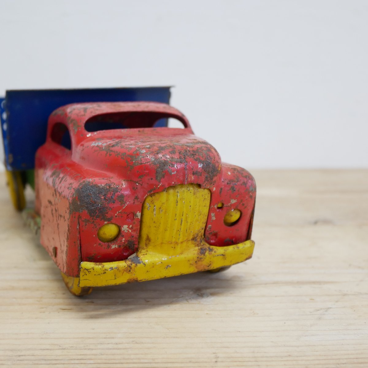 40s America Vintage игрушка грузовик / жестяная пластина производства игрушка ka- игрушка игрушка миникар #610-40-039-352