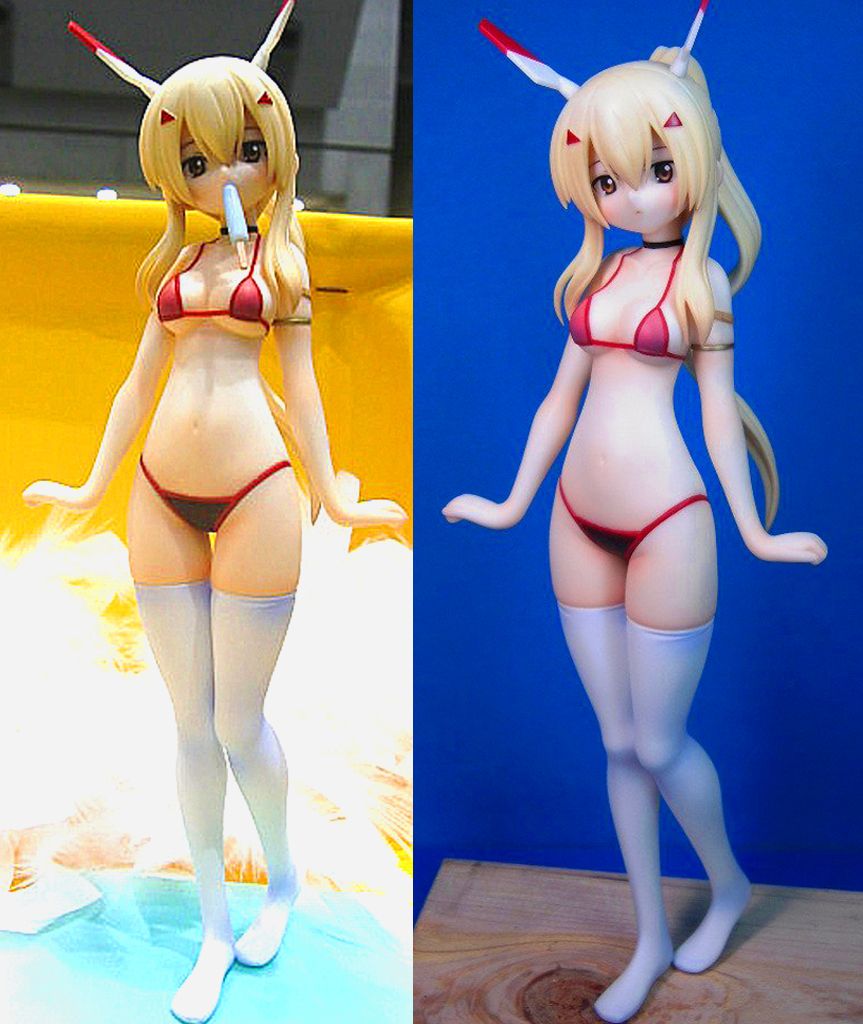 1/8綾波　アズールレーン 　彩月凰華原型　かぐや姫　ワンダーフェスティバル　ワンフェス　ガレージキット　ガレキ_画像9
