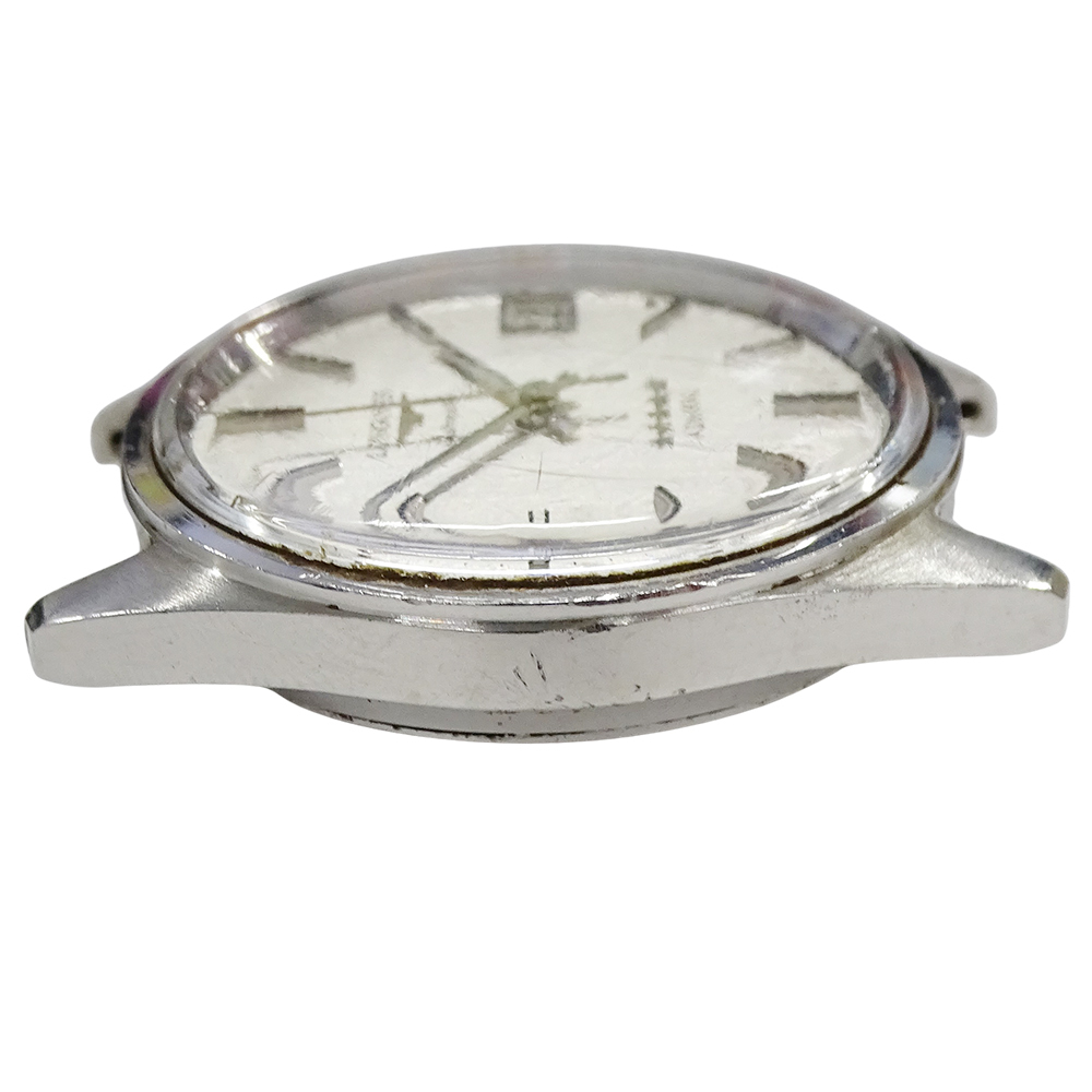 １円〜 ロンジン LONGINES アドミラル 時計 メンズ ブランド ヘッド デイト 自動巻き AT ステンレス SS ジャンク(v0091745200)_画像4